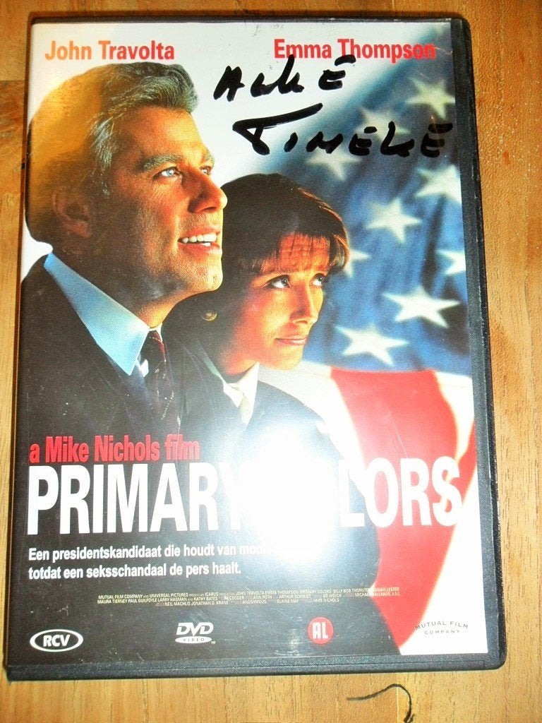 dvd Primary colors, Alle leeftijden, Ophalen of Verzenden, Zo goed als nieuw, Overige genres