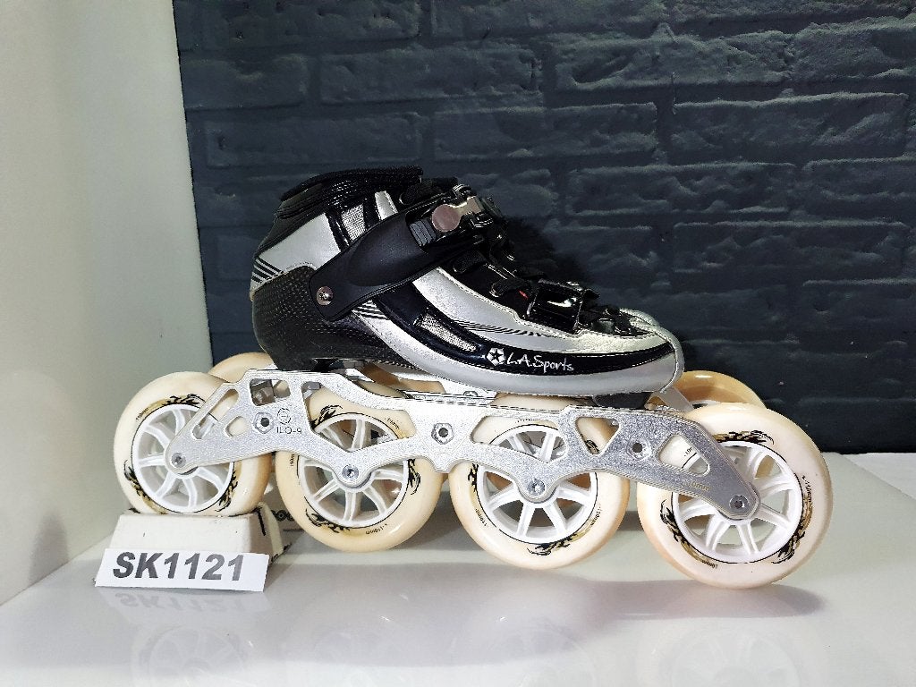 LA Sports Pro Skeelers Skates 4x110 110mm Wielen Maat 40, Overige merken, Verzenden, Nieuw, Kinderen