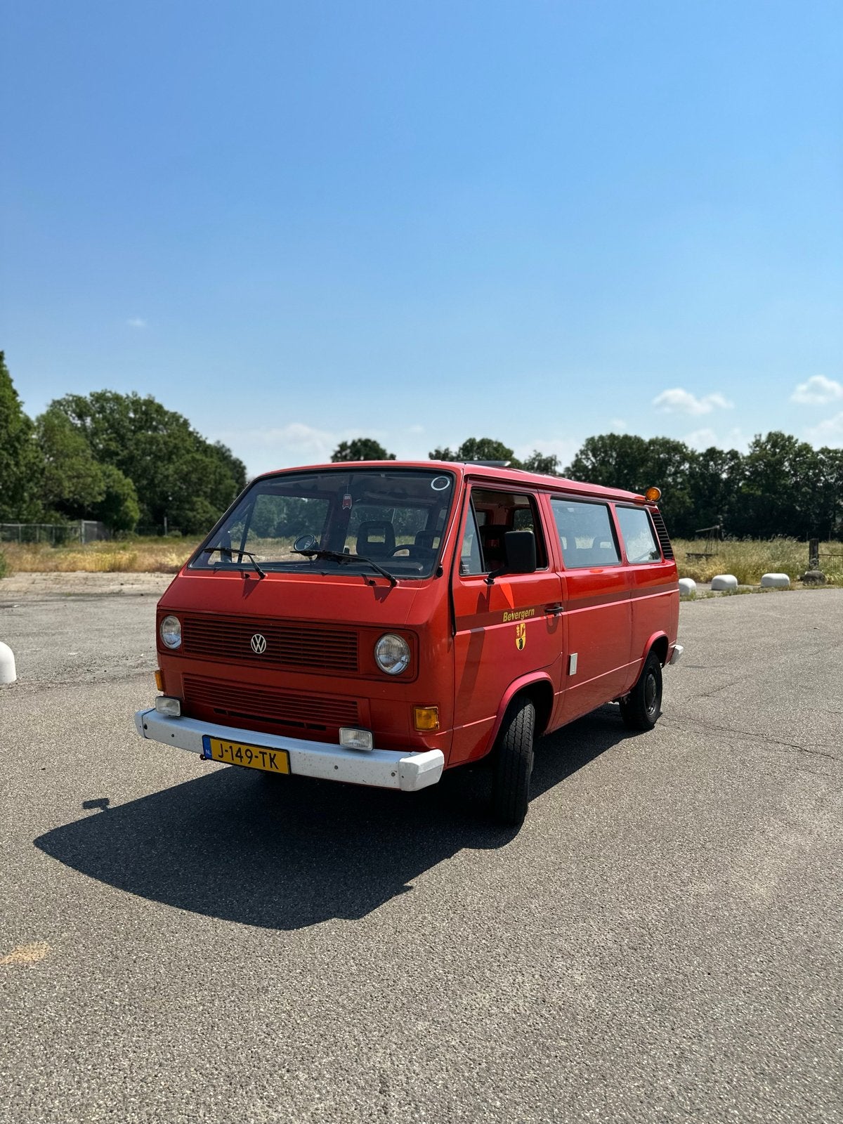 Volkswagen T3 KOMBI Duitse brandweerbus BELASTINGVRIJ, Auto's, Volkswagen, 8 stoelen, Bedrijf, 600 kg, 1888 cc