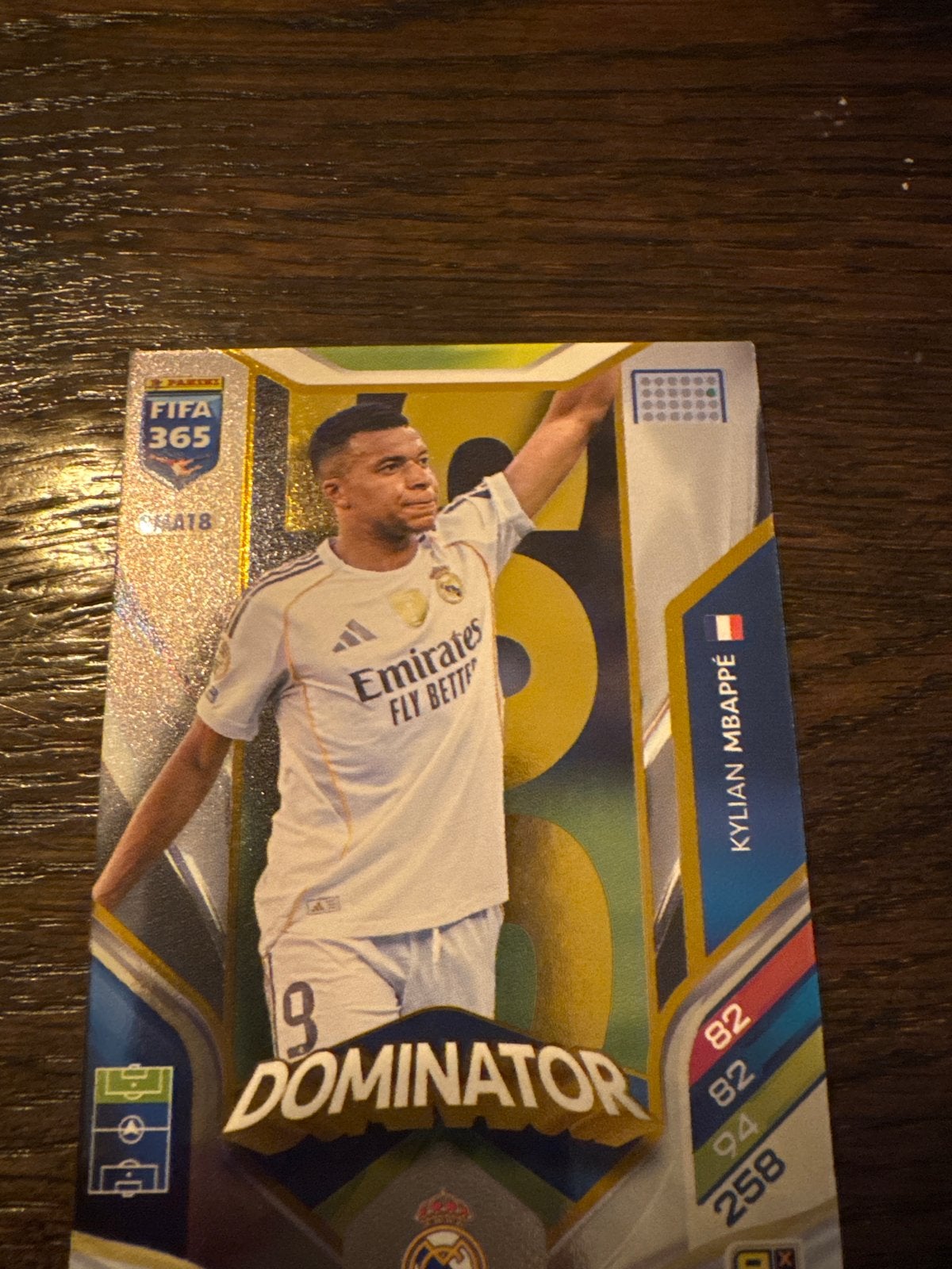 Kylian Mbappé FIFA 365 Adrenalyn XL Dominator kaart, Ophalen of Verzenden, Zo goed als nieuw, Buitenlandse clubs, Spelerskaart