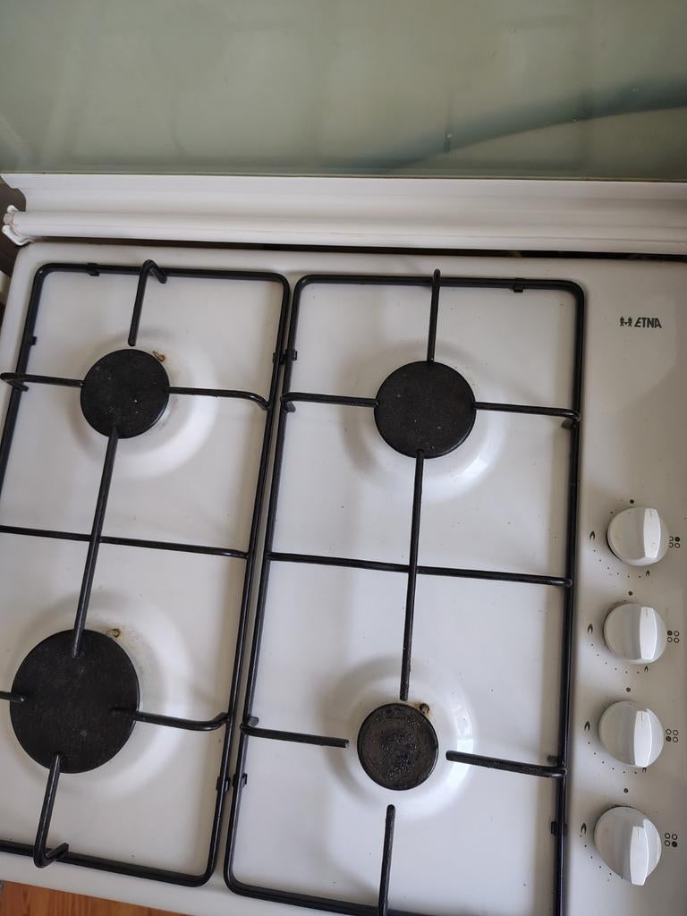 Etna Gaskookplaat - 4 Pitten, Gebruikt, Minder dan 85 cm, Gas, Vrijstaand