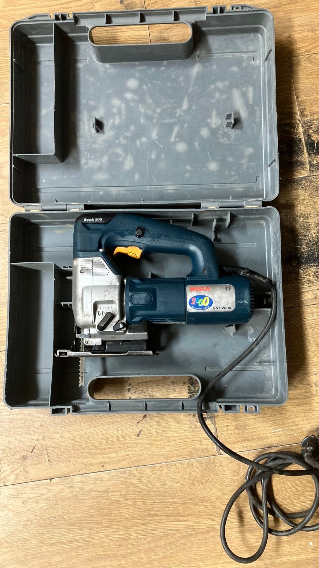 bosch decoupeerzaag,gts 85,met koffer,, Gebruikt, Ophalen of Verzenden, Bosch, Minder dan 600 watt