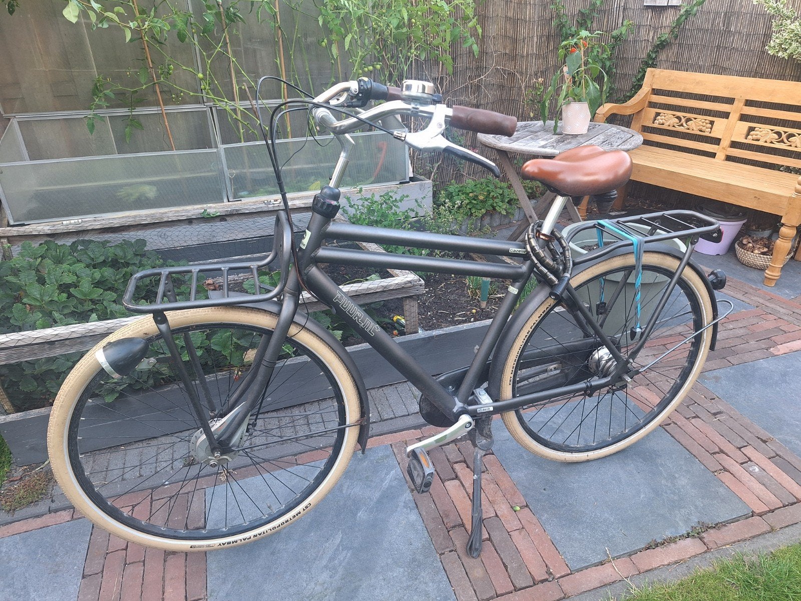 Gazelll Puur NL+ Degelijke transportfiets, 8 jaar oud, nog i, Fietsen en Brommers, Ophalen, Gebruikt, Overige merken