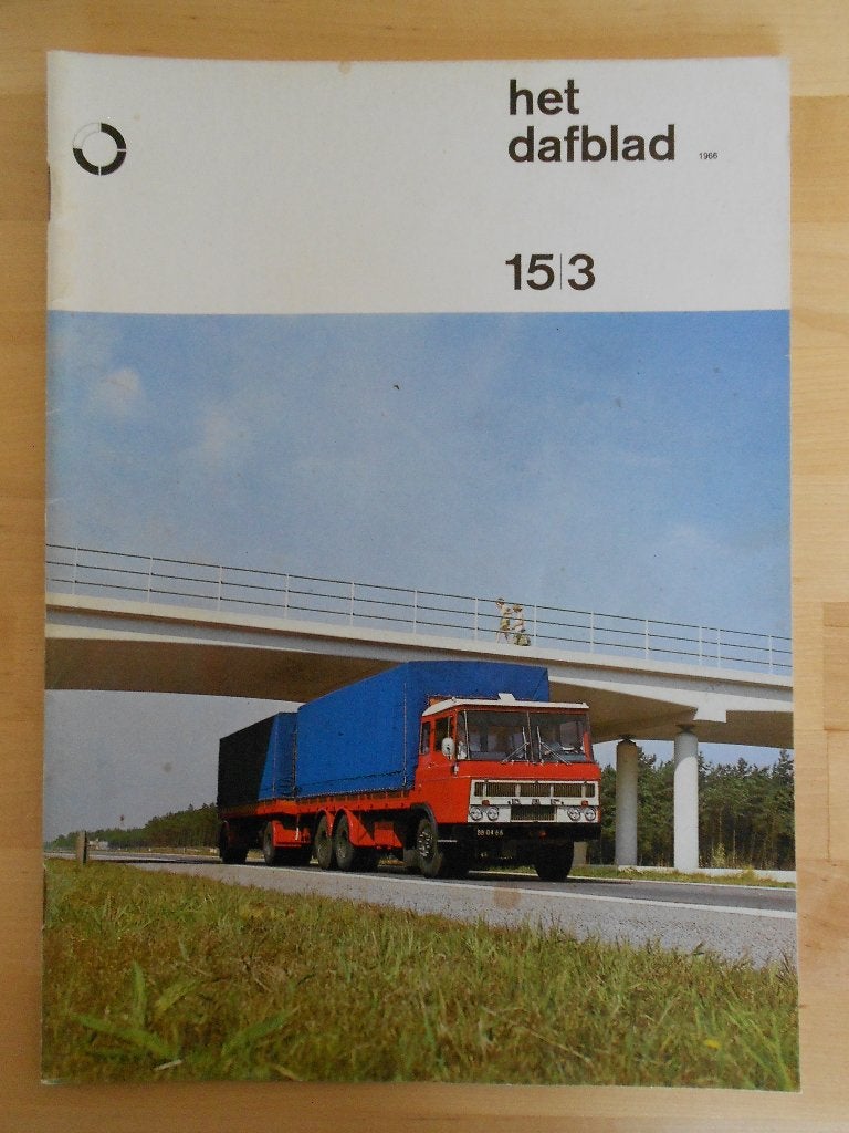 DAF DAFblad tijdschrift 1966 nummer 3 – 2600 44 2400 DO, Gelezen, Ophalen of Verzenden, Overige merken, DAF