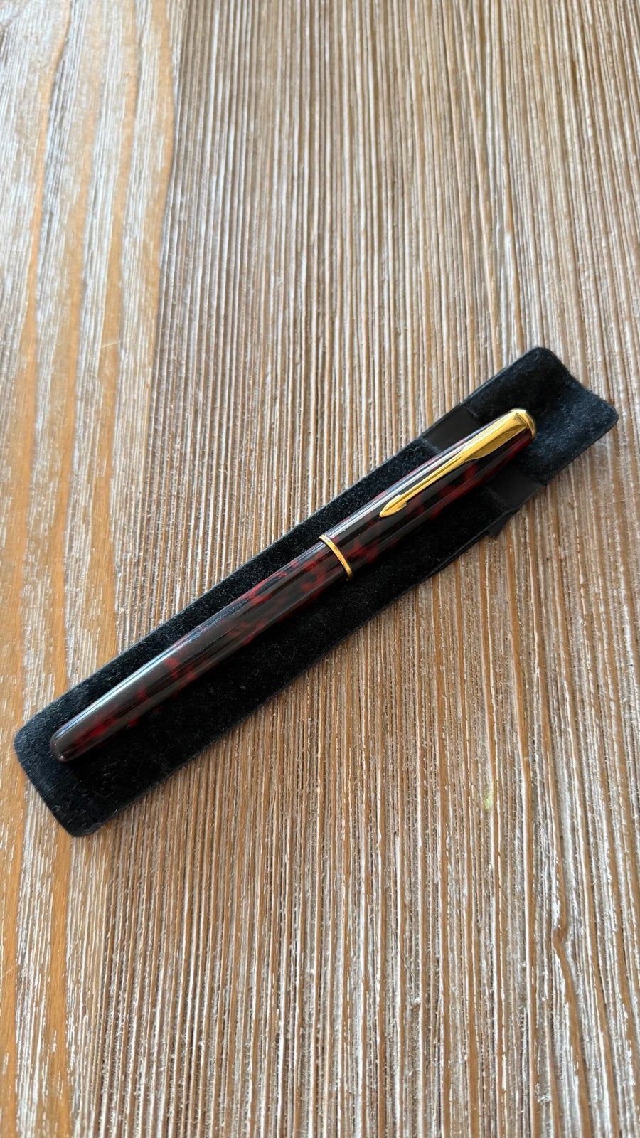 Parker Sonnet 750 18K Laque Firedance maat B, Ophalen of Verzenden, Zo goed als nieuw