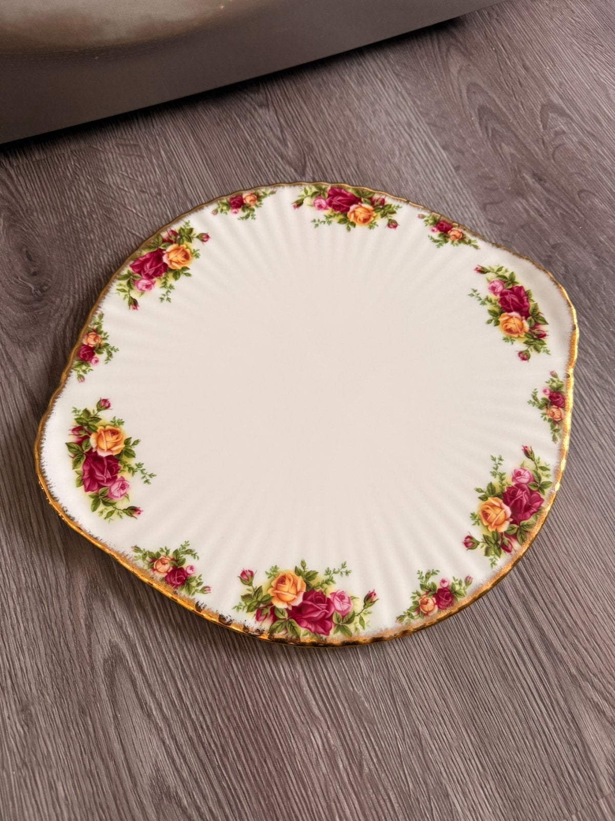 Prachtige cake plate royal albert old country roses!, Ophalen of Verzenden