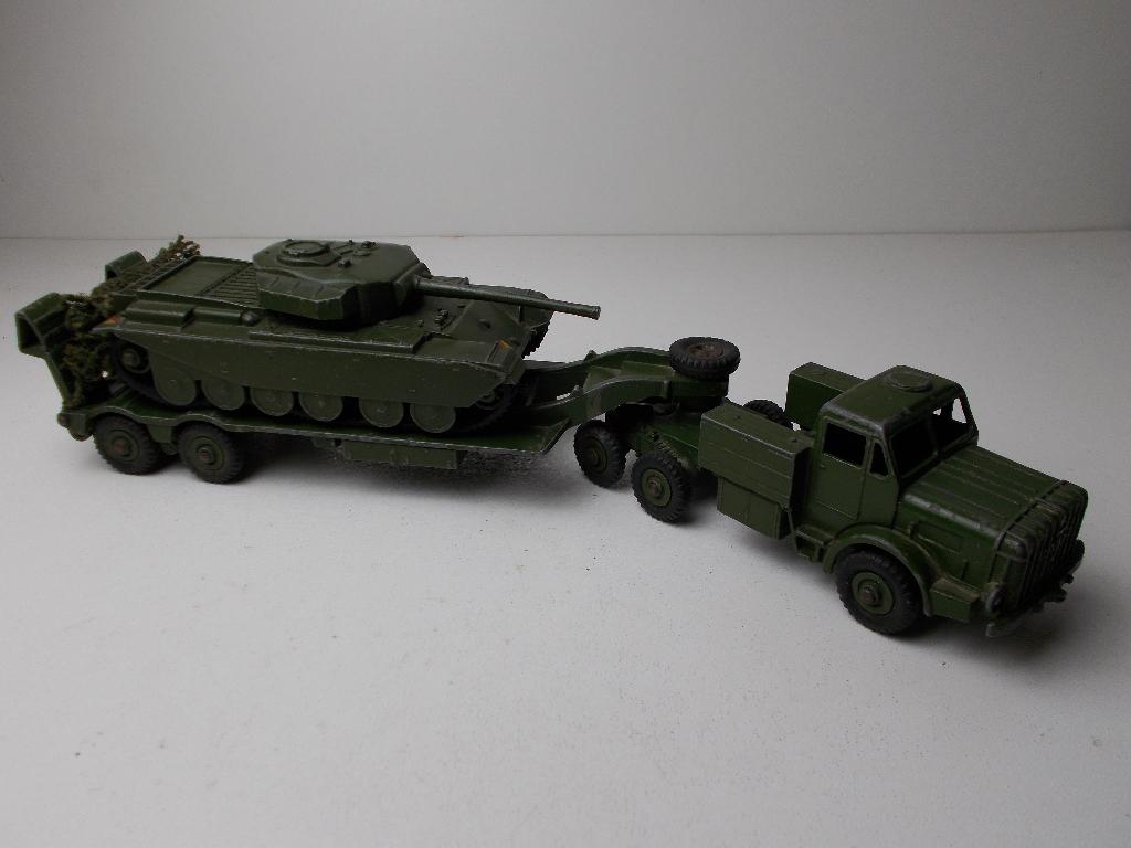 1957 Dinky Toys GIFTSET 698 MIGHTY ANTAR +CENTURION TANK -D-, Ophalen of Verzenden, Zo goed als nieuw, Bus of Vrachtwagen, Dinky Toys