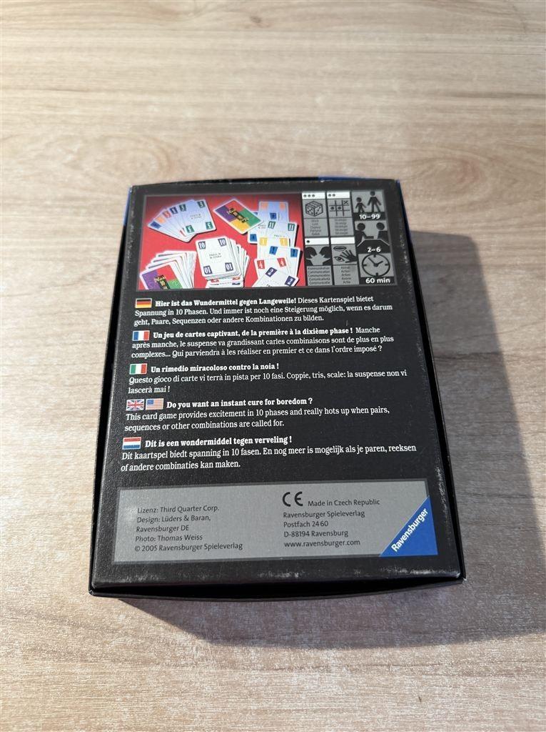 Phase 10 - S7043, Hobby en Vrije tijd, Gezelschapsspellen | Bordspellen, Ophalen of Verzenden, Zo goed als nieuw