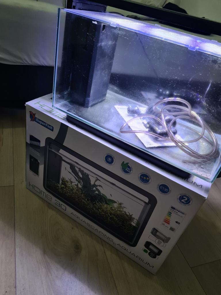 Aquarium Superfish Home 30 Set, Ophalen of Verzenden, Zo goed als nieuw, Leeg aquarium, Superfish