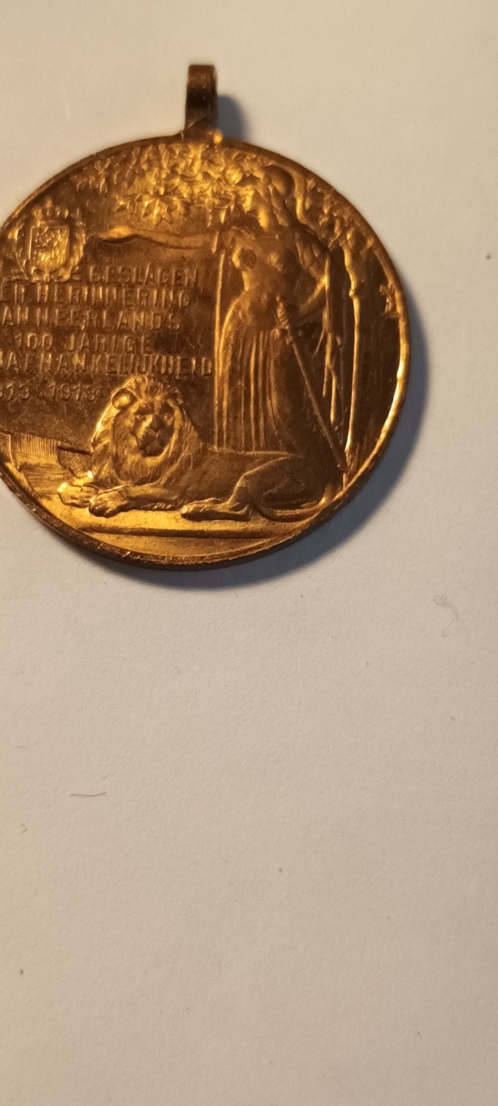 Historische Medaille Aankomst Koning Willem I 1813, Postzegels en Munten, Penningen en Medailles, Ophalen of Verzenden