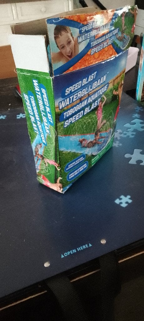 Glijmat / waterglijbaan voor in de tuin, Ophalen of Verzenden, Zo goed als nieuw