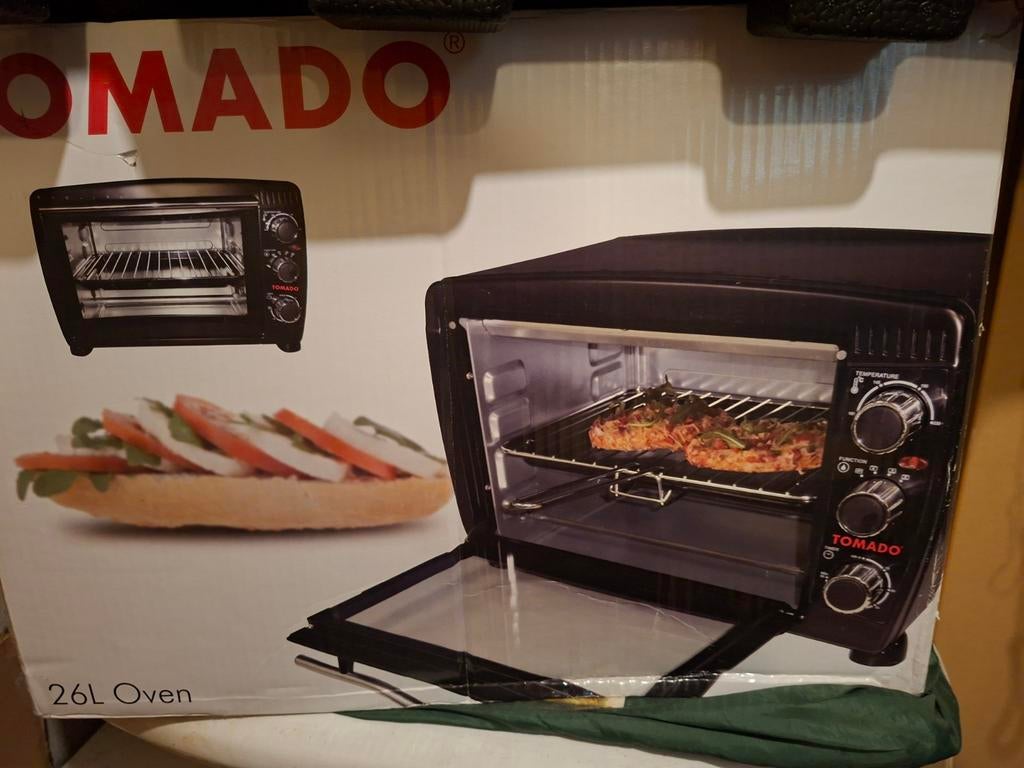 Tomado 26L Oven - Compacte en Krachtige Mini Oven, Witgoed en Apparatuur, Ovens, Ophalen, Minder dan 45 cm, Minder dan 45 cm, Oven