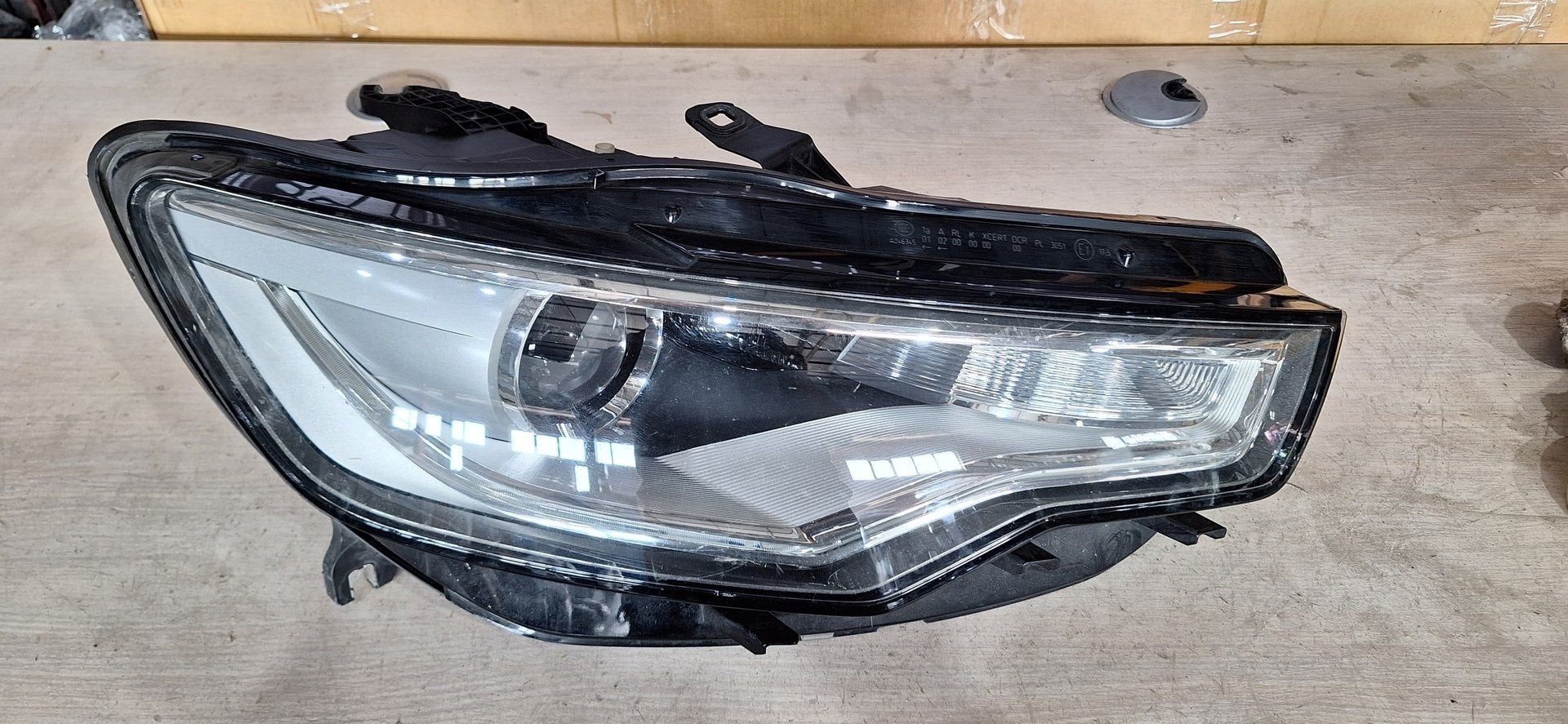 Koplamp Audi A6 C7 4G Xenon LED Rechts 4G0941006C, Gebruikt, -, -, -