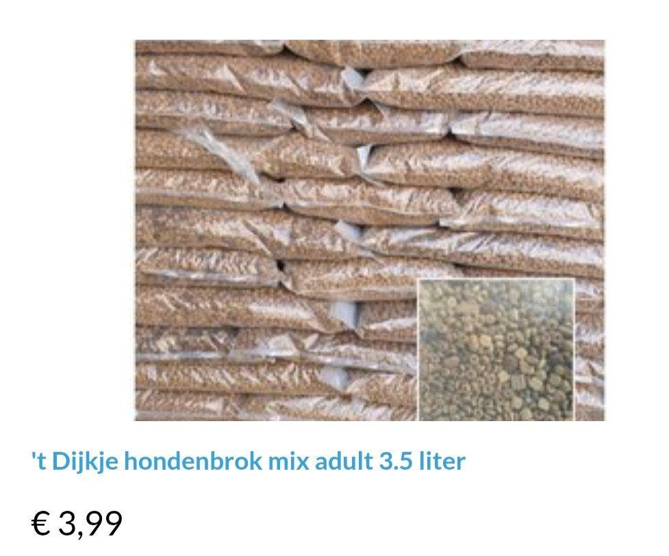 't Dijkje hondenvoer, Dieren en Toebehoren, Ophalen of Verzenden, Hond