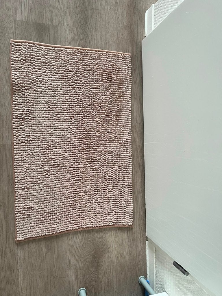 Bathroom floor mat, Ophalen, Gebruikt, Roze, Badmat