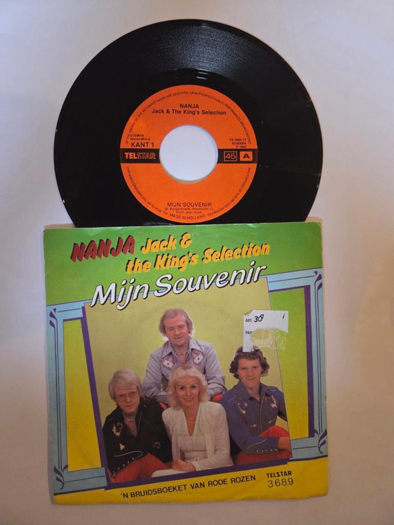 Nanja Jack & The King's selection - Mijn Souvenir, Gebruikt, 7 inch, Single, Ophalen of Verzenden