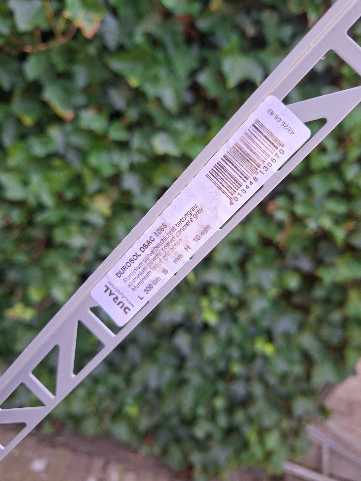 Tegelprofielen Hornbach 10mm, diverse maten, nieuwstaat, Doe-het-zelf en Verbouw, Tegels, Ophalen, Wandtegels, Minder dan 20 cm