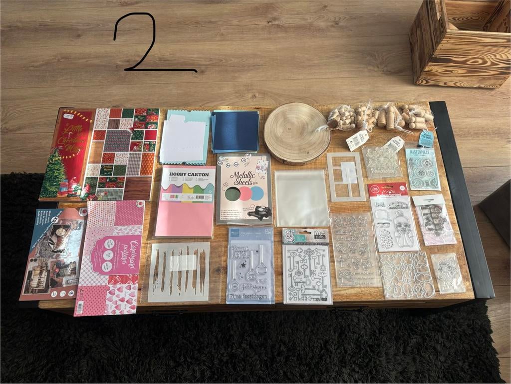Groot hobby pakket: knutselmaterialen en gereedschap, Ophalen of Verzenden, Zo goed als nieuw