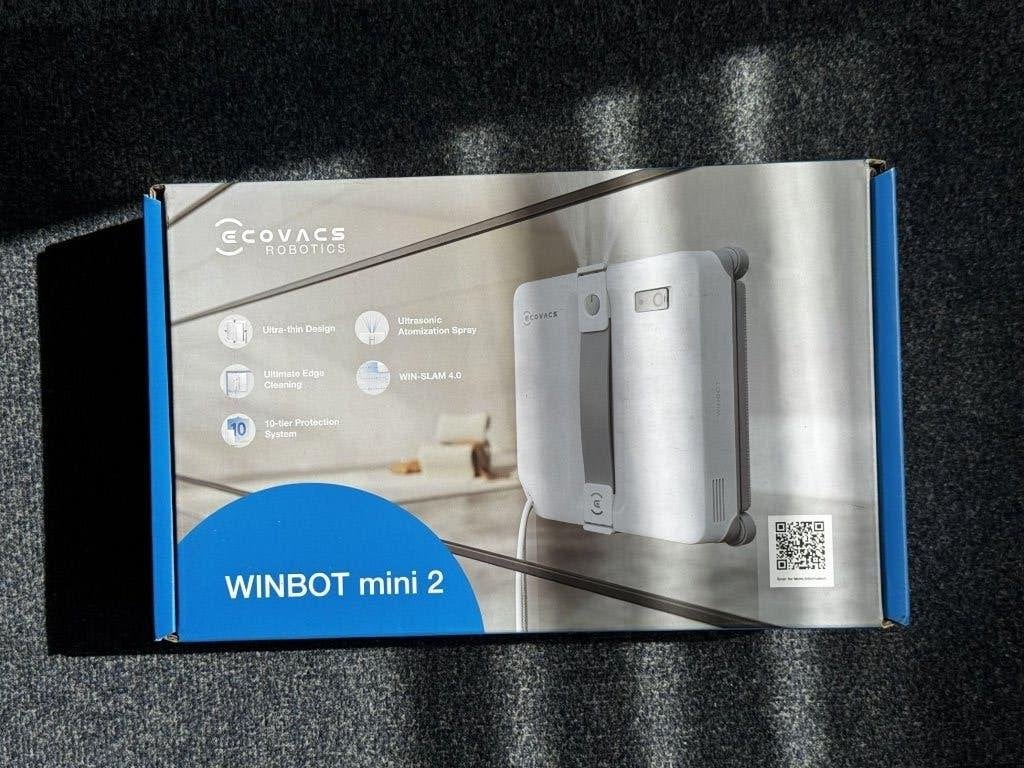 Ecovacs Winbot Mini 2 - Nieuw in doos, Draadloos, Ophalen of Verzenden, Robotstofzuiger, Reservoir