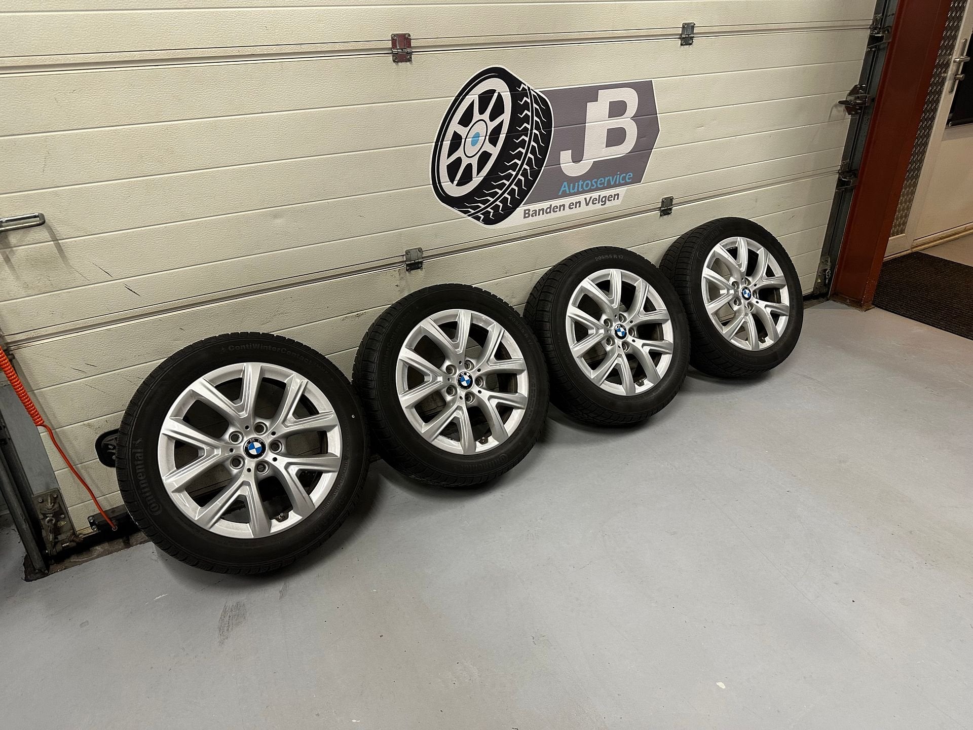 17inch Originele BMW Style 574 Velgen A-Merk Winterbanden 5x, Gebruikt, -, -, Banden en Velgen