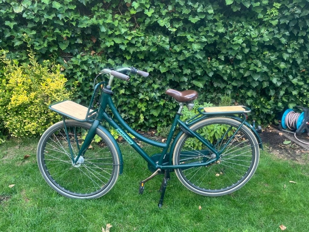 Batavus PackD 7 damesfiets groen, Ophalen, Terugtraprem, Gebruikt, Versnellingen