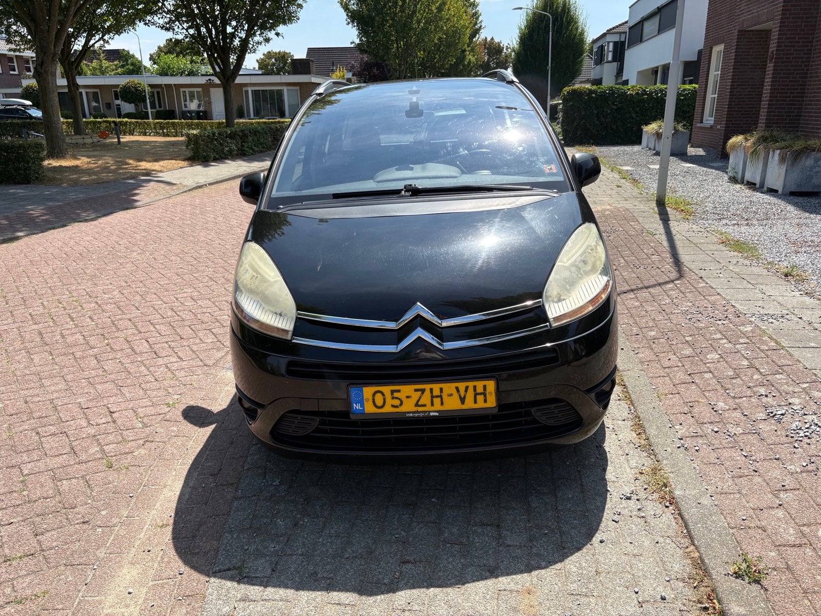 Citroën C4 (Grand) Picasso 2.0 16V Eb6v 2008 Zwart, Auto's, 4 cilinders, 7 stoelen, Origineel Nederlands, Grijs