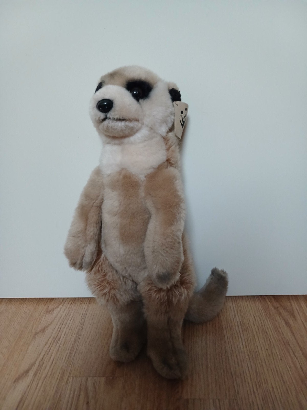 WWF Stokstaartje Knuffel - Zo goed als nieuw, Overige merken, Overige typen, Ophalen of Verzenden, Middelgroot (20 tot 80 cm)