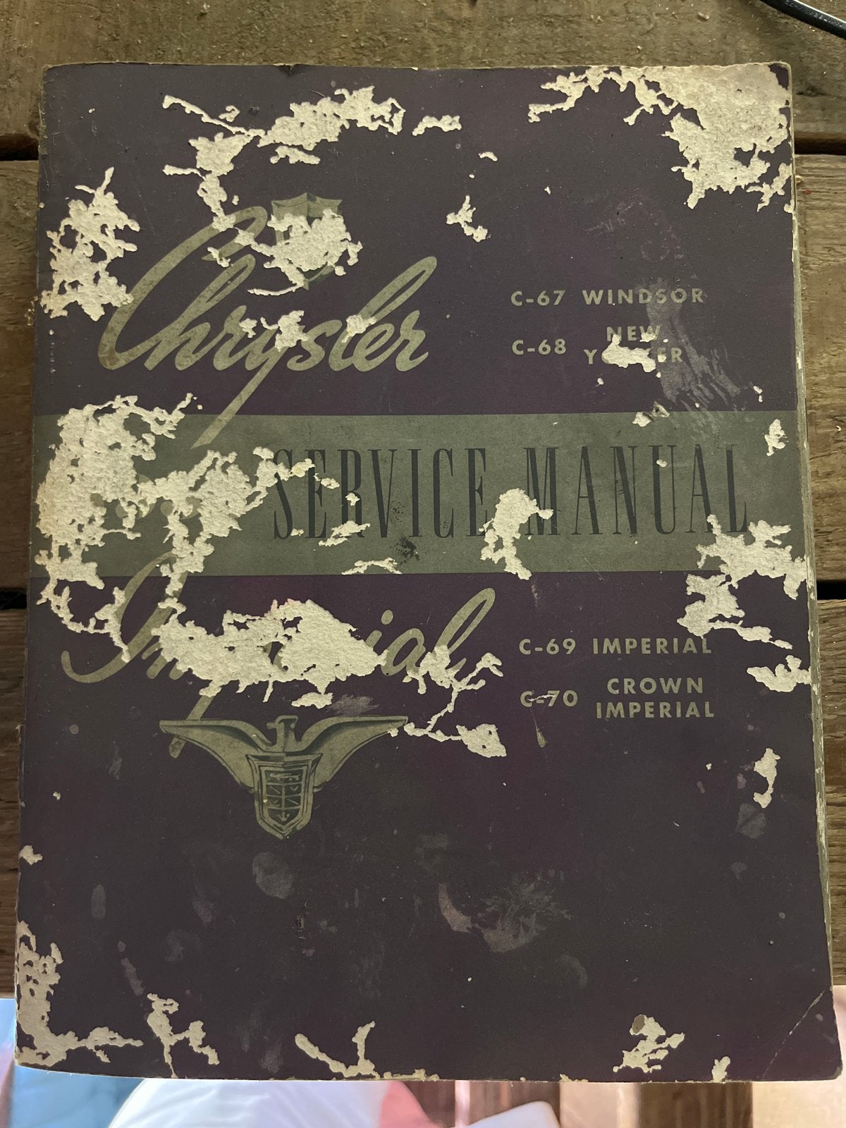 Chrysler Service Manual C-67 C-68 C-69 C-70, Ophalen