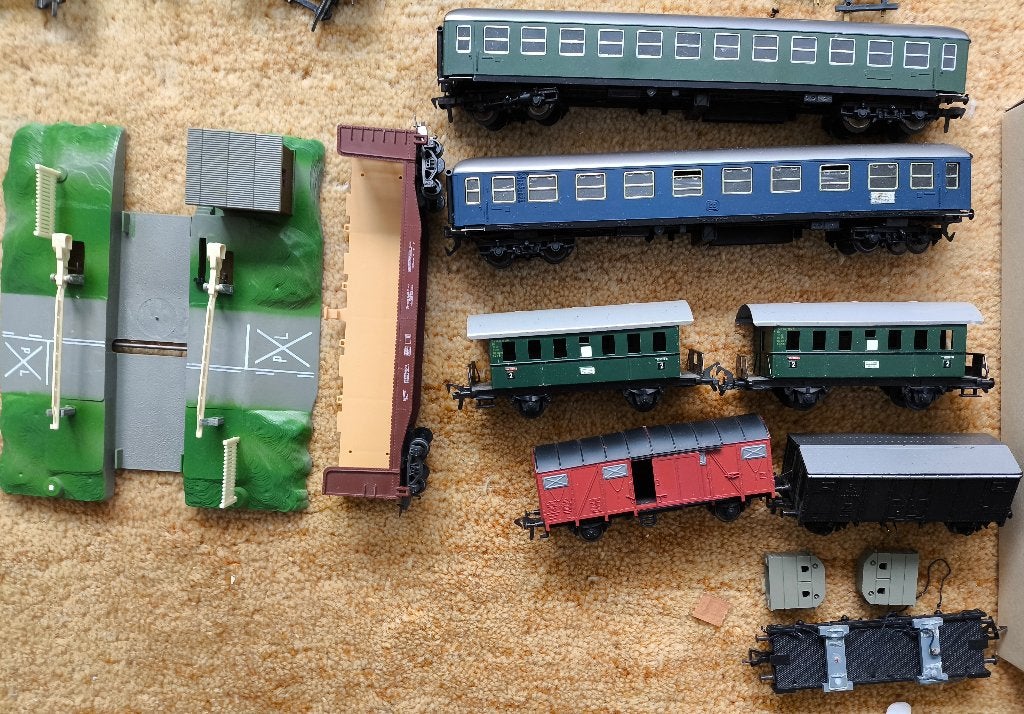 Fleischmann H0: Rails (ook Lima), Wissel, Trein & Wagon, Gebruikt, Gelijkstroom, Verzenden, Fleischmann