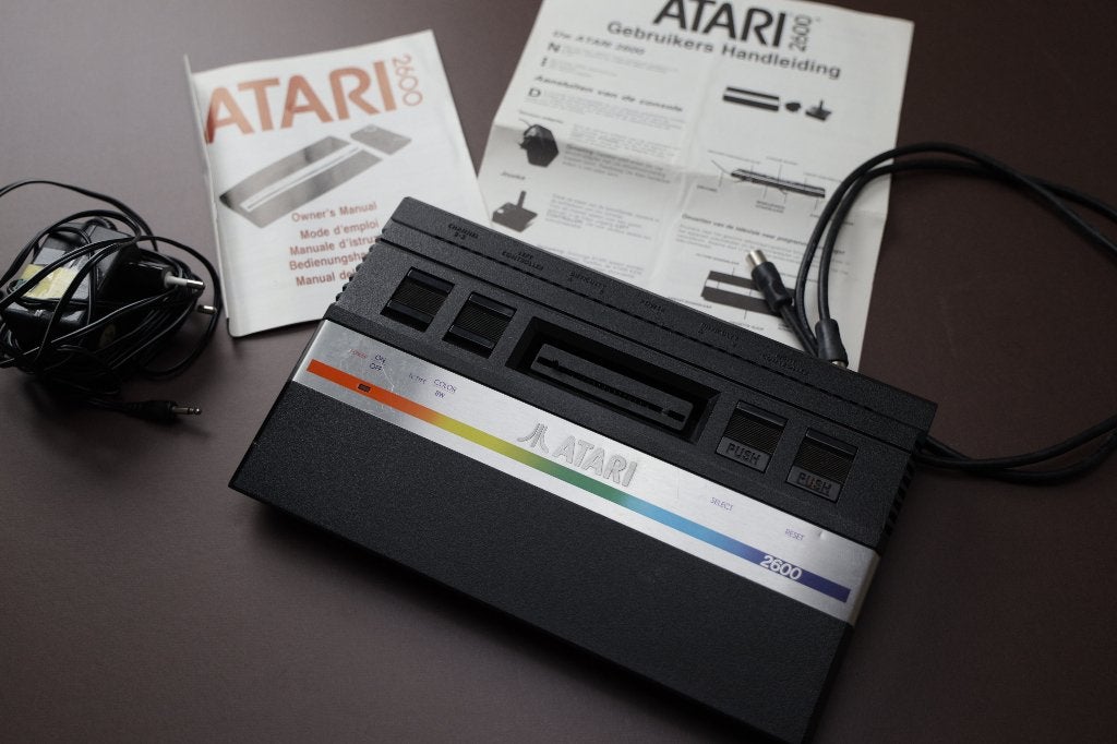 Atari 2600 vintage game console, werkt! (Begin jaren ’80), Ophalen of Verzenden, Gebruikt, Zonder controller, Atari 2600