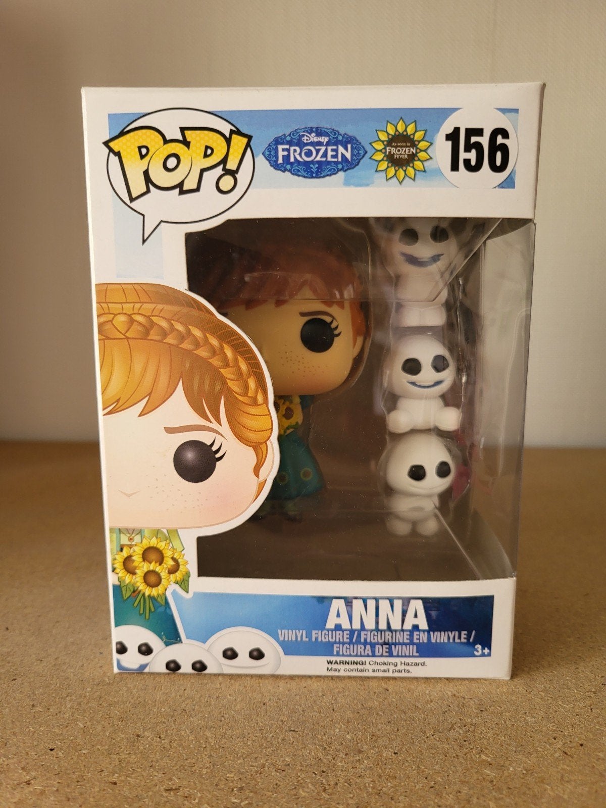Funko Pop! Disney Frozen Anna met Snowgies #156, Ophalen of Verzenden, Nieuw