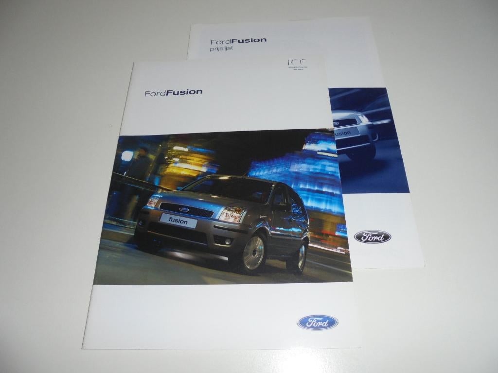 brochure Ford Fusion  2003, Ophalen of Verzenden, Nieuw, Ford