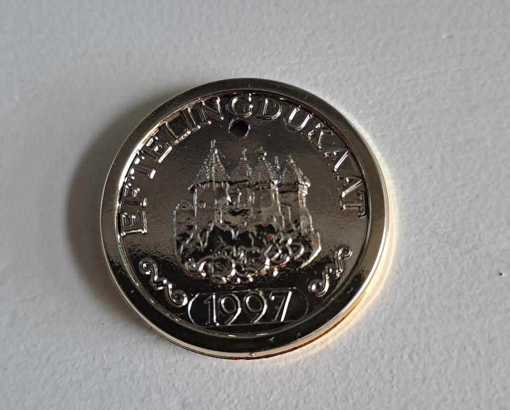 Efteling dukaat 1997, Verzamelen, Ophalen of Verzenden, Zo goed als nieuw, Overige typen