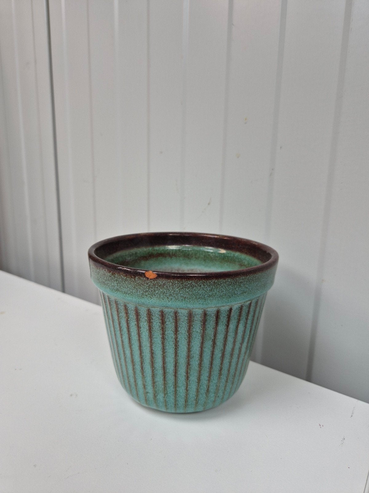Vintage Westraven Utrecht Bloempot – Model 432 (Turkoois), Westraven, Gebruikt, Rond, ...