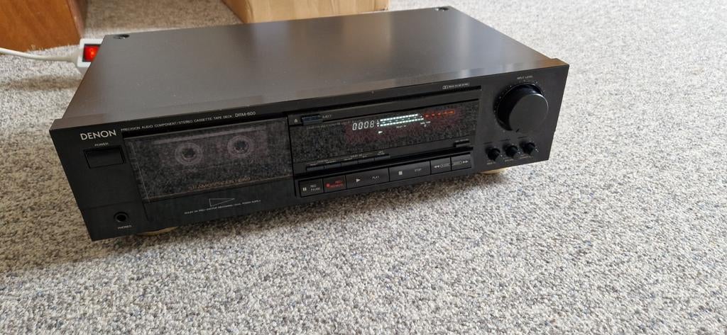 Denon DRM-550 Cassettedeck - Uitstekende staat, Audio, Tv en Foto, Cassettedecks, Ophalen of Verzenden, Enkel, Denon, Tiptoetsen