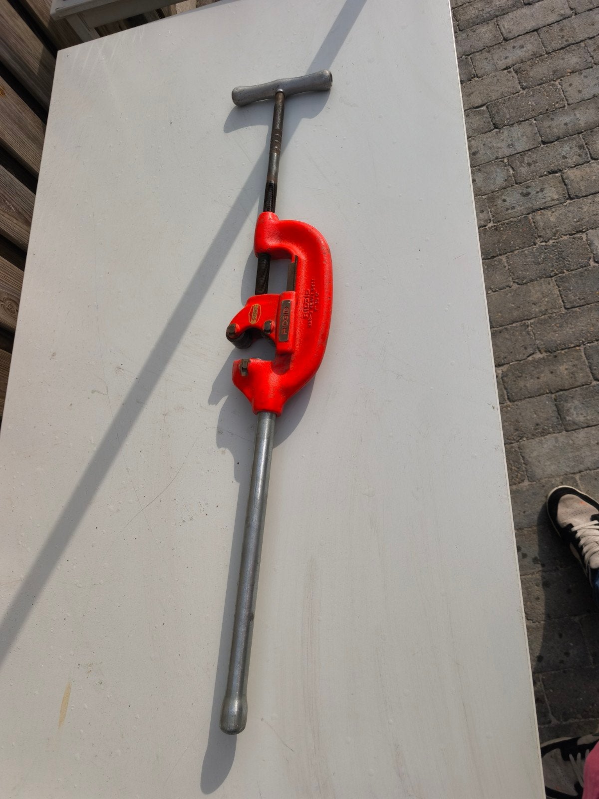 Ridgid pijpsnijder - Type 2 Heavy Duty 1" tot 3", Doe-het-zelf en Verbouw, Ophalen of Verzenden, Gebruikt, Snijgereedschap, Ridgid