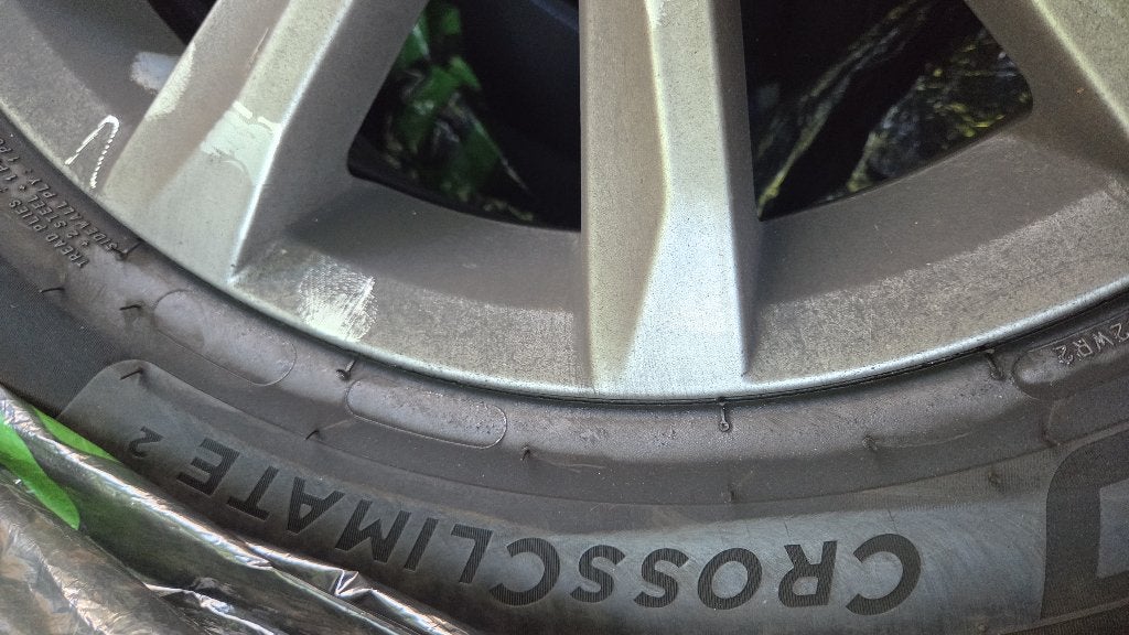 Originele Set VW Passat wielen 17" Michellin All Season, Auto-onderdelen, Banden en Velgen, Ophalen, Banden en Velgen, 17 inch