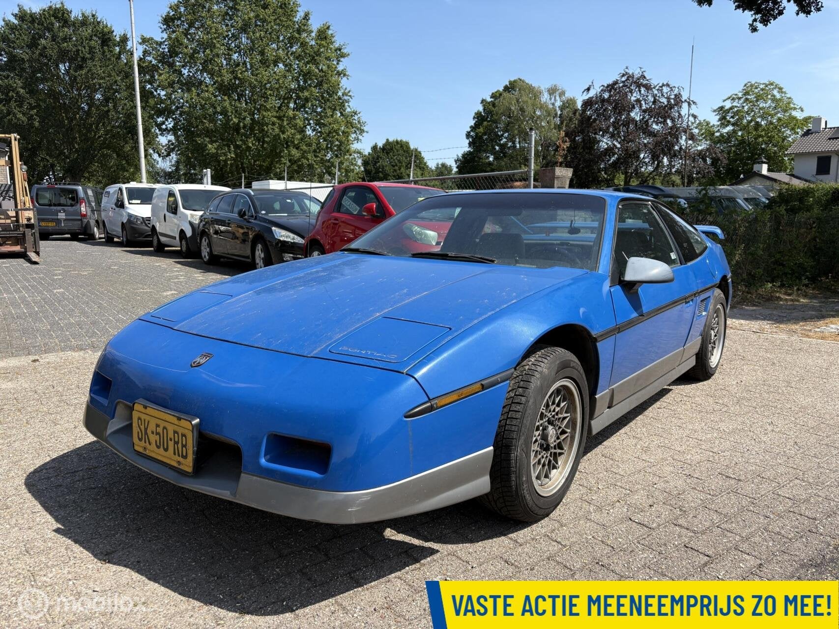 Pontiac Fiero 2.8 GT V6 SCHUURVONDST ! ZIE OMSCHRIJVING, Automaat, 454 kg, Gebruikt, Overige modellen