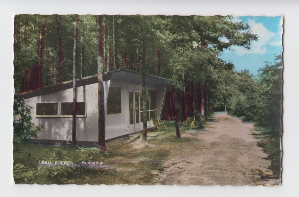 377 Oude ansichtkaart 1967 Laag Soeren Bungalow B16, Verzenden, 1960 tot 1980, Ongelopen, Gelderland
