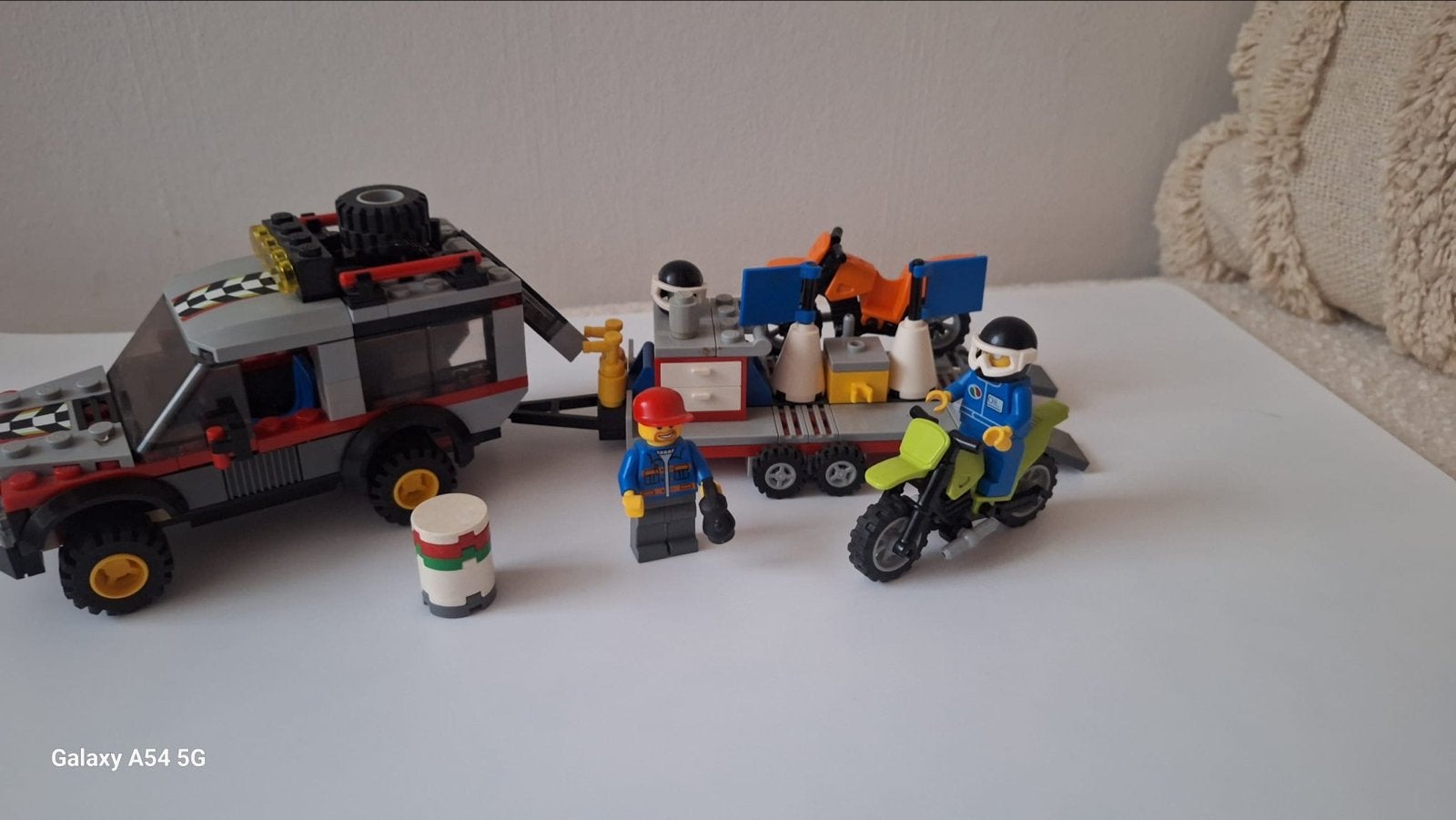 LEGO City Crossmotor Transport 4433, Ophalen of Verzenden, Gebruikt, Overige merken
