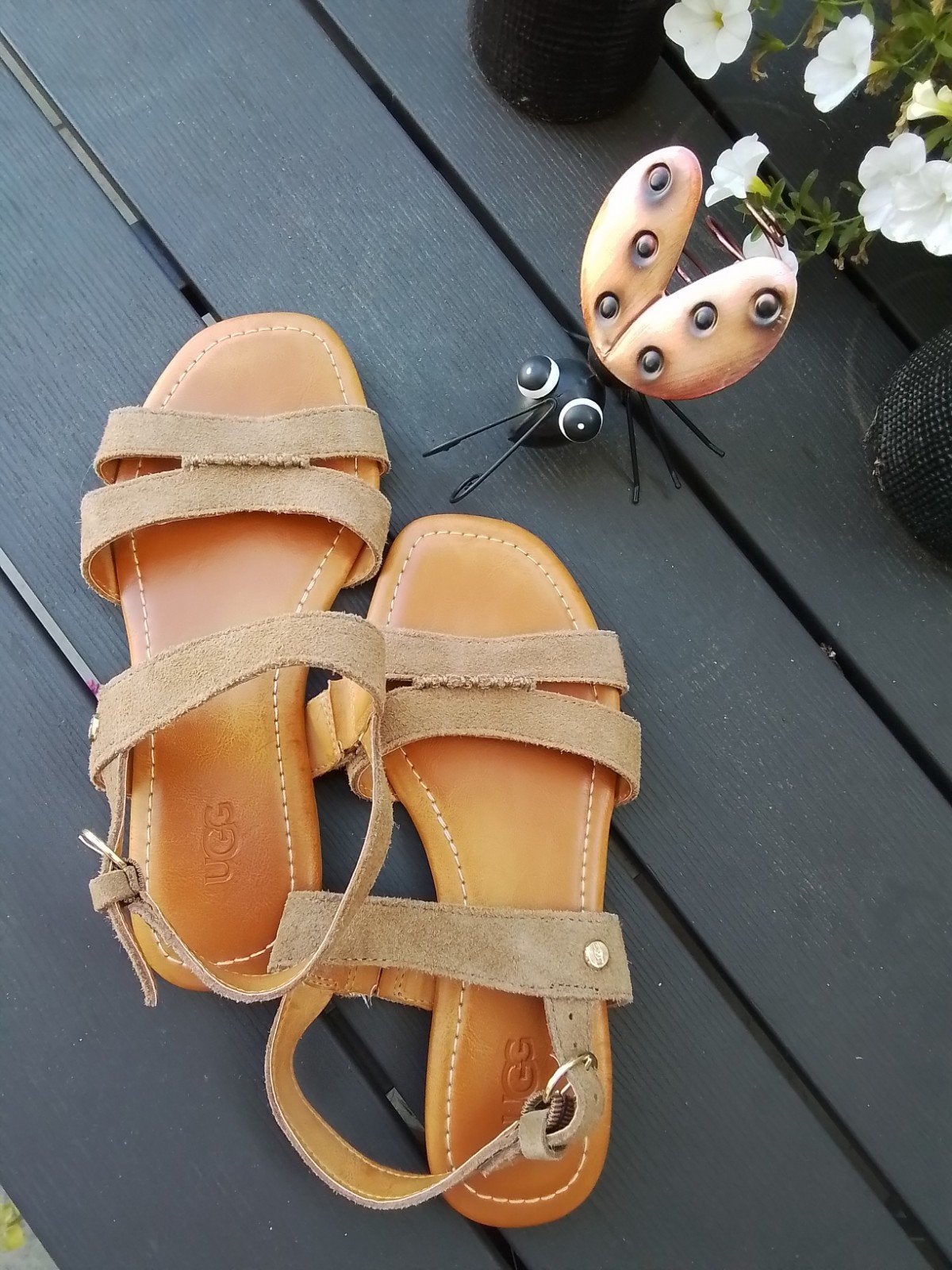 Ugg, Uggs nieuwe sandalen, maat 37, maar valt kleiner, 36., Ophalen of Verzenden, Nieuw, Bruin, Sandalen of Muiltjes
