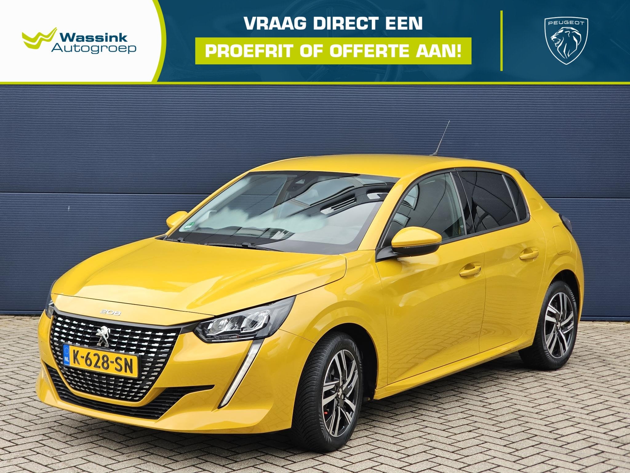 Peugeot 208 1.2 PureTech 100pk Allure Pack | Parkeercamera |, Auto's, Voorwielaandrijving, 101 pk, Gebruikt, Leder en Stof