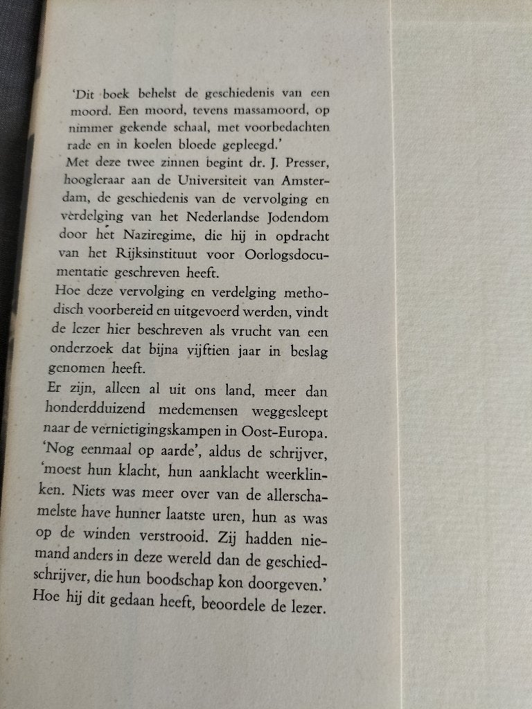 Dr. J. Presser - Ondergang I en II, Ophalen of Verzenden, Tweede Wereldoorlog, Gelezen, Dr. J. Presser