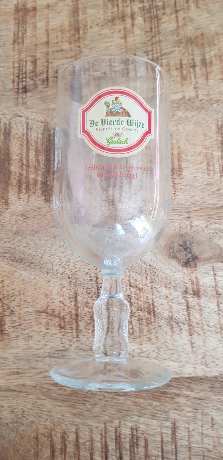 Grolsch bierglas, Ophalen of Verzenden, Zo goed als nieuw, Glas of Glazen, Grolsch