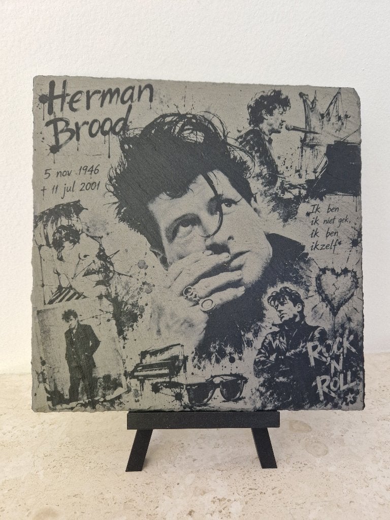 leistenen bord met leuke Herman brood afbeeldingen erop, Huis en Inrichting, Woonaccessoires | Schilderijen, Tekeningen en Foto's