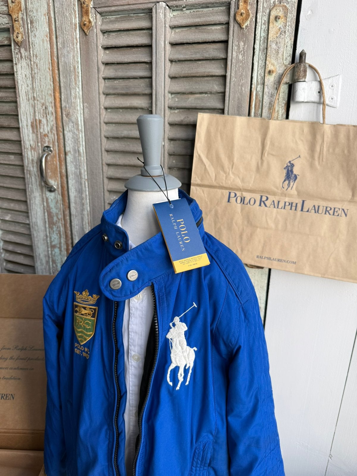 Mooie Big Pony jas van RALPH LAUREN size M (10-12), Gebruikt, Ophalen of Verzenden, Jongen, Ralph Lauren