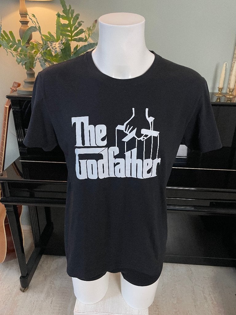 T-Shirt van The Godfather maat L, Ophalen of Verzenden, Zo goed als nieuw, Maat 52/54 (L), Zwart