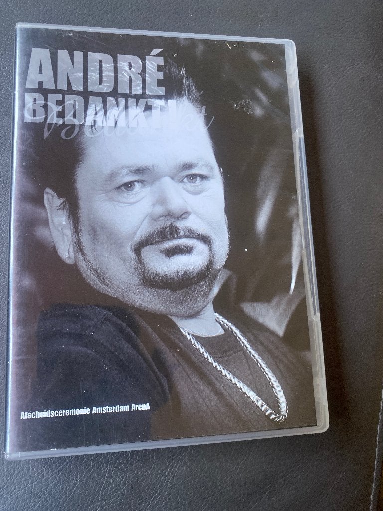 André Bedankt! Afscheidsceremonie Amsterdam ArenA DVD, Alle leeftijden, Zo goed als nieuw, Concert, Inclusief doosje
