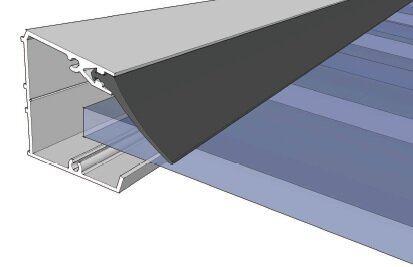 Afdichtrubber voor muurprofiel polycarbonaat kanaalplaat, Tuin en Terras, Overkappingen, Ophalen of Verzenden, Nieuw, Veranda