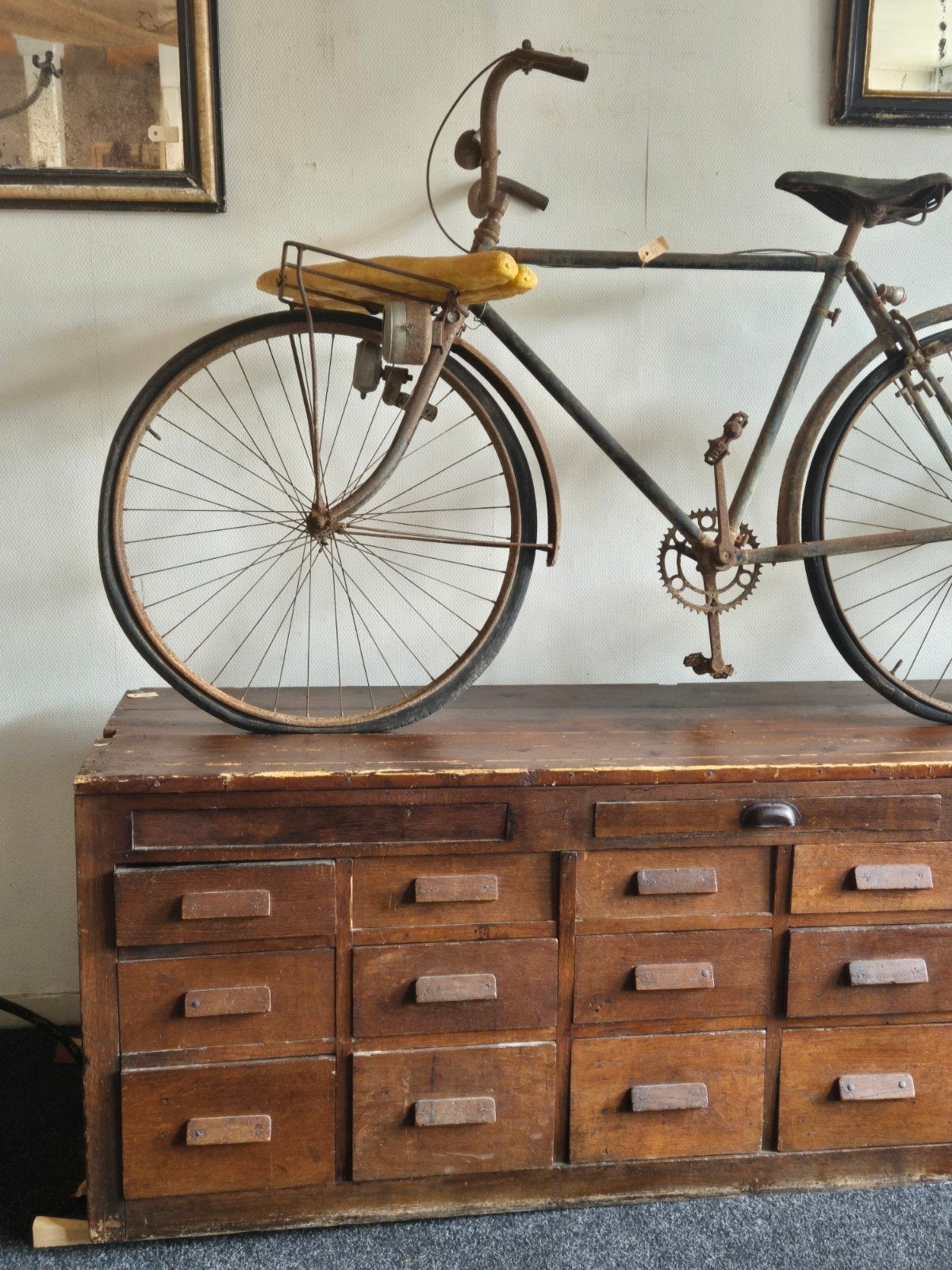 Zeer oude Automoto fiets, Ophalen of Verzenden